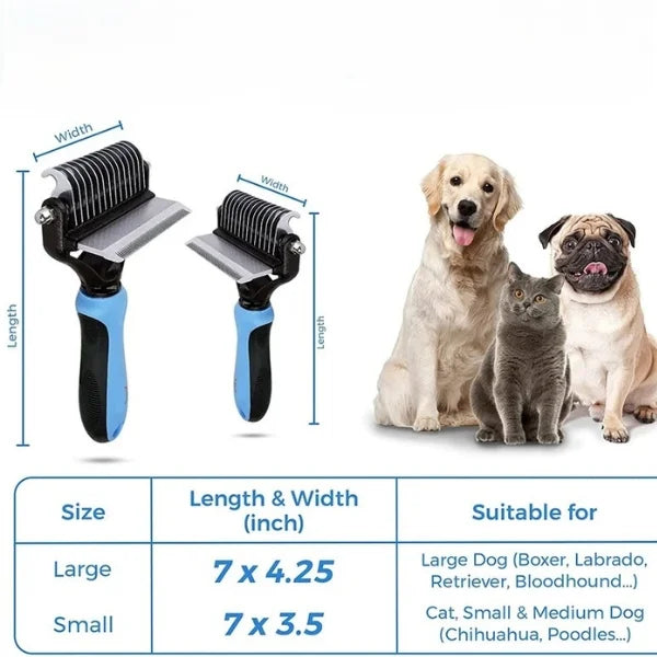 Pet Hair Remover | Alfie Dual-Action Groomer-size.,