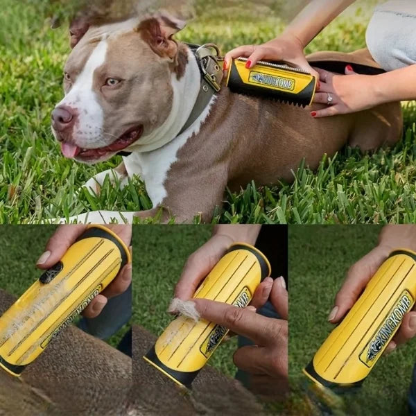 Pet Hair Remover | WillowBrush-yellow