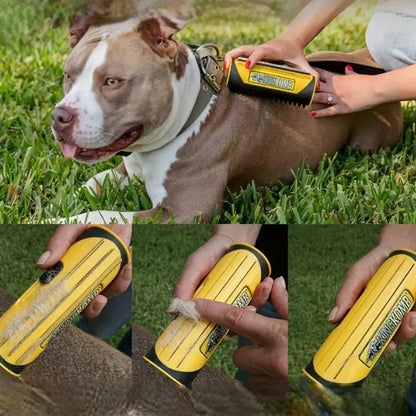 Pet Hair Remover | WillowBrush-yellow