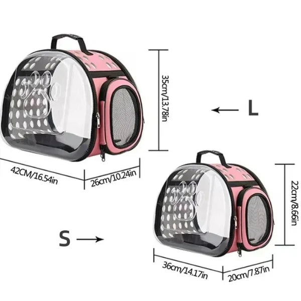 Rivora Pet Carrier Bag Portable Travel Carrier for Cats'0size