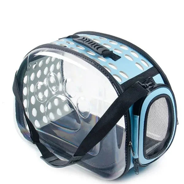 Rivora Pet Carrier Bag Portable Travel Carrier for Cats-blue