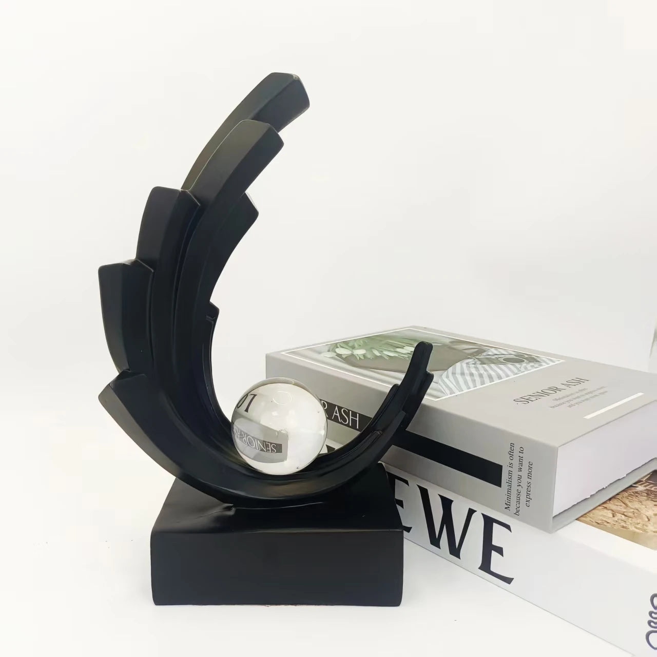 Sculpture  Modern Decorative Art Figurine for Living Room or Office