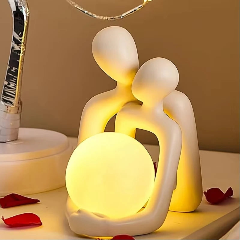 Couple  Contemporary Resin Sculpture