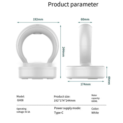 GRAVIMIST – Decorative Humidifier with Anti-Gravity Mist