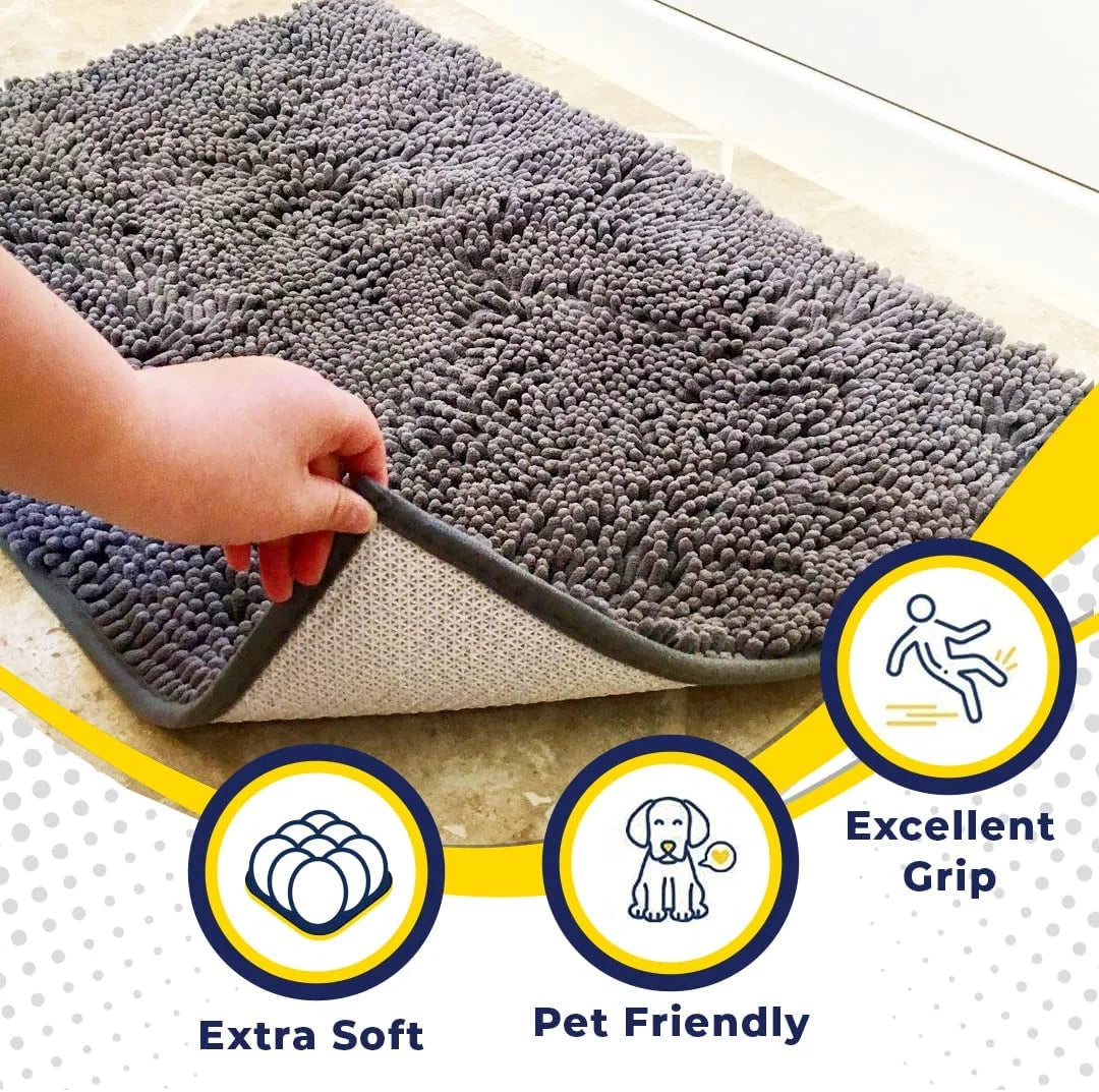 Ultra-Absorbent Dog Mat  Non-Slip