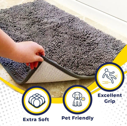 Ultra-Absorbent Dog Mat  Non-Slip
