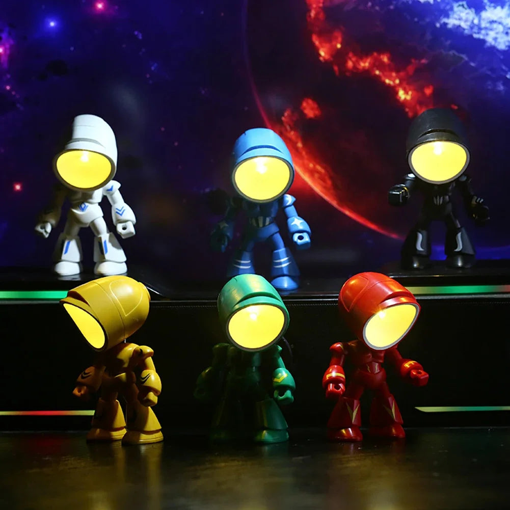 MINIBOT  LED Robot Night Light with 360° Flexible Arm