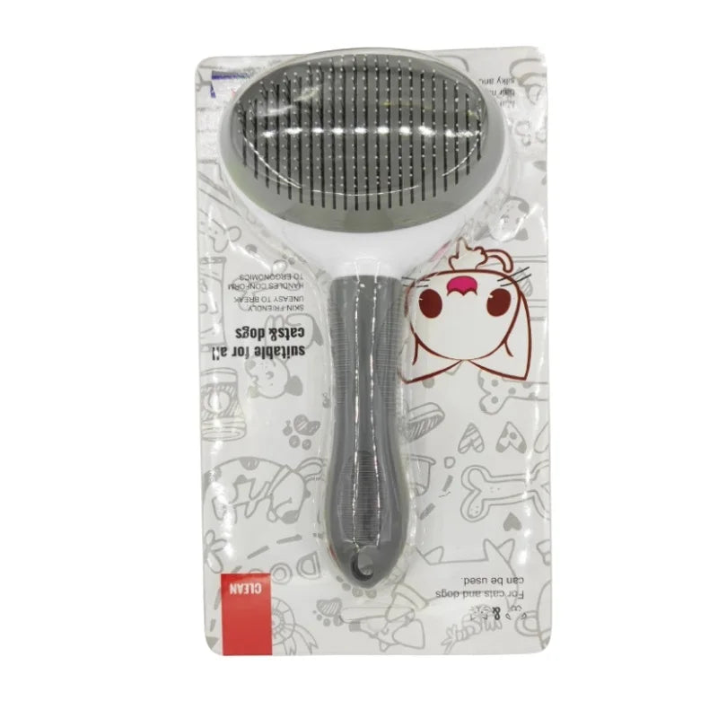 Self-Cleaning Pet Hair Remover / Cat &amp; Dog Slicker Brush