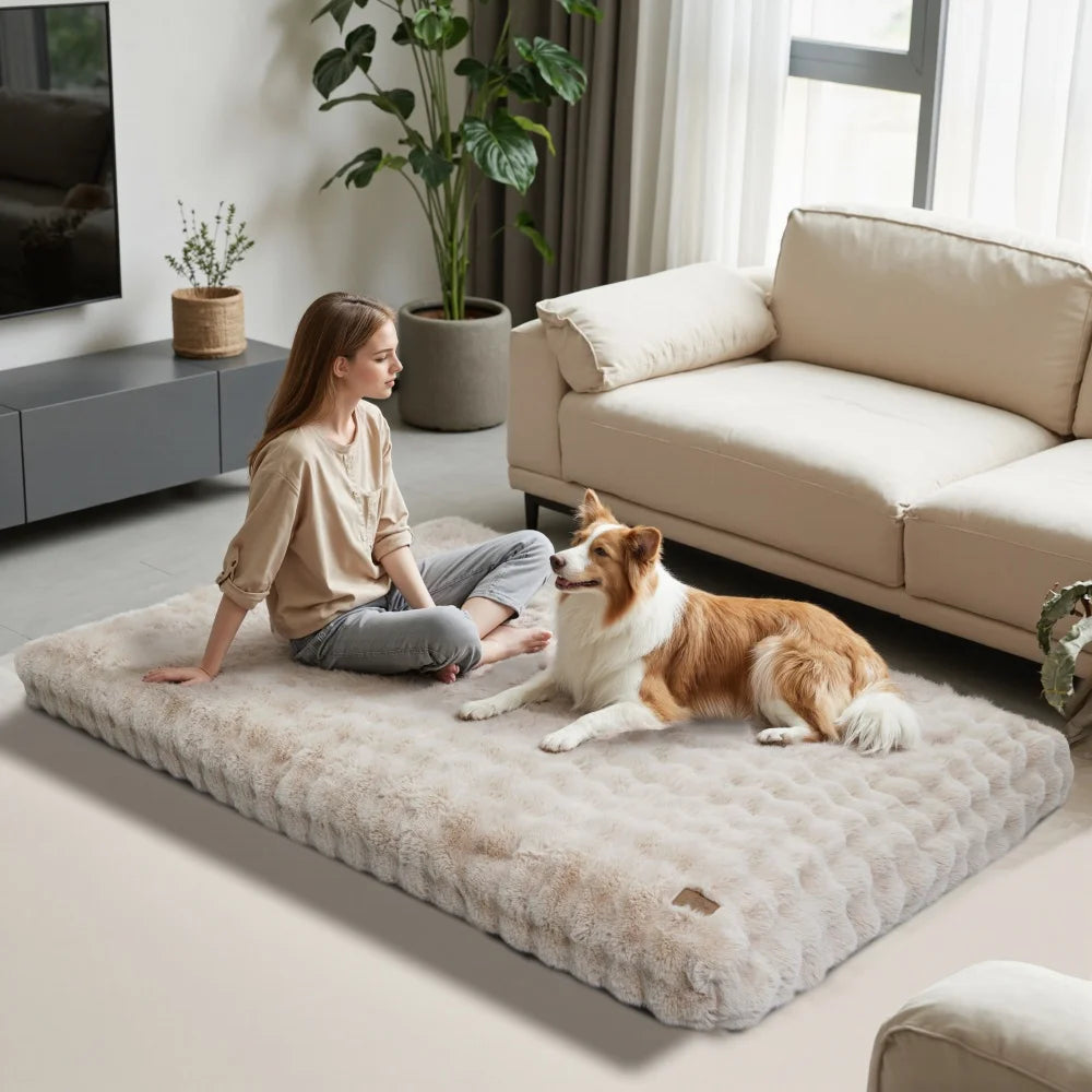 Cloud Haven Ultra Plush Waterproof Dog Bed