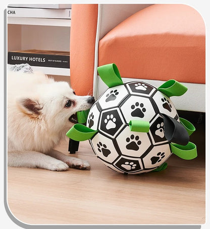 Interactive Dog Football – Inflatable Training Toy for Dogs