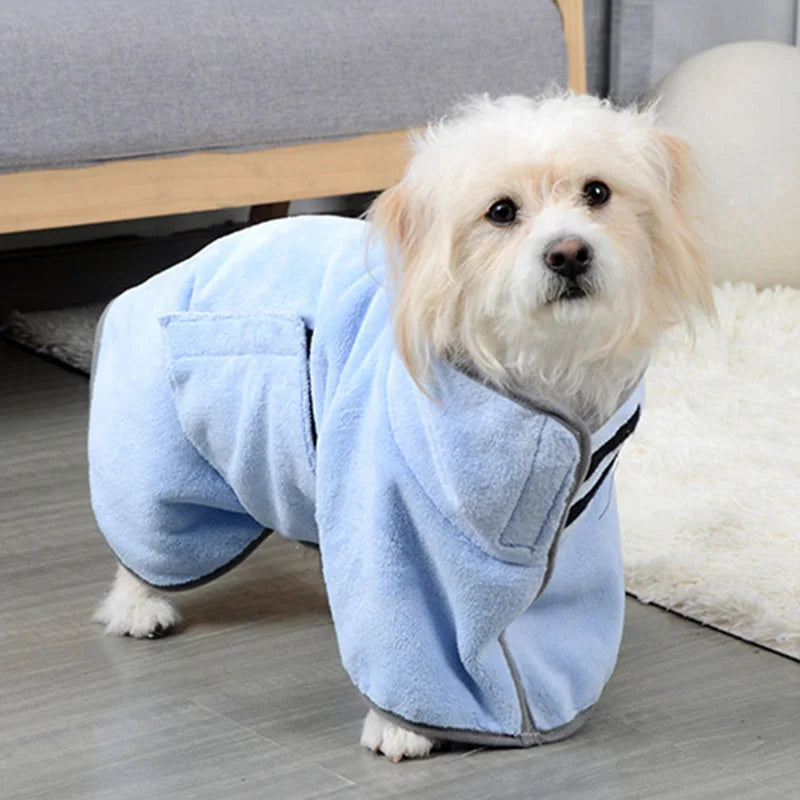 Quick-Dry Absorbent Bathrobe for Dogs and Cats