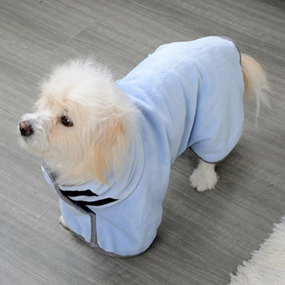 Quick-Dry Absorbent Bathrobe for Dogs and Cats