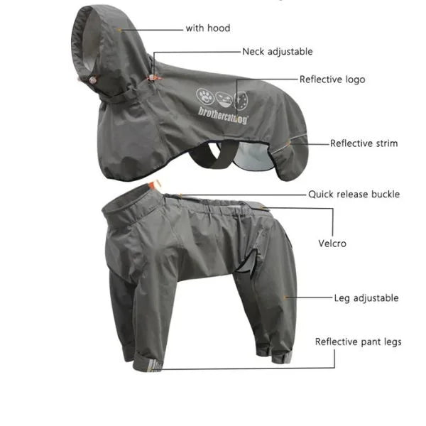 SNOWVIBE – Waterproof & Reflective Dog Coat