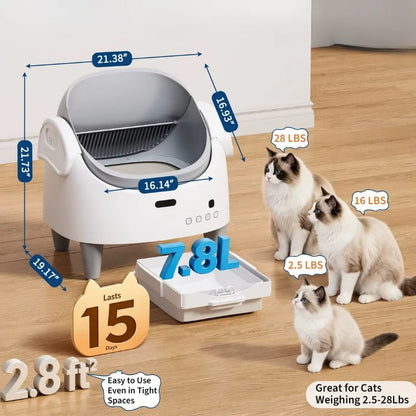 STONEY-Smart-Automatic-Open--Top-Cat-Litter-Box-.