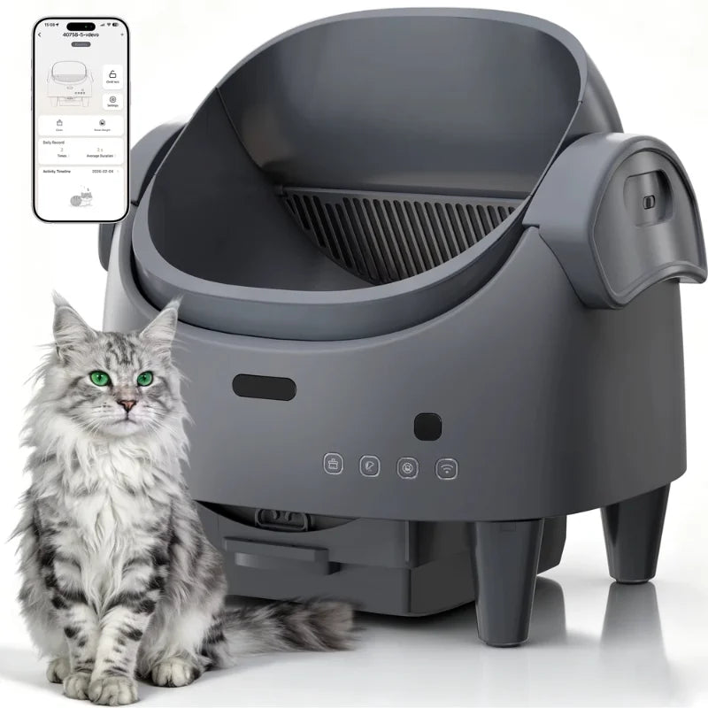 STONEY-Smart-Automatic-Open--Top-Cat-Litter-Boxº