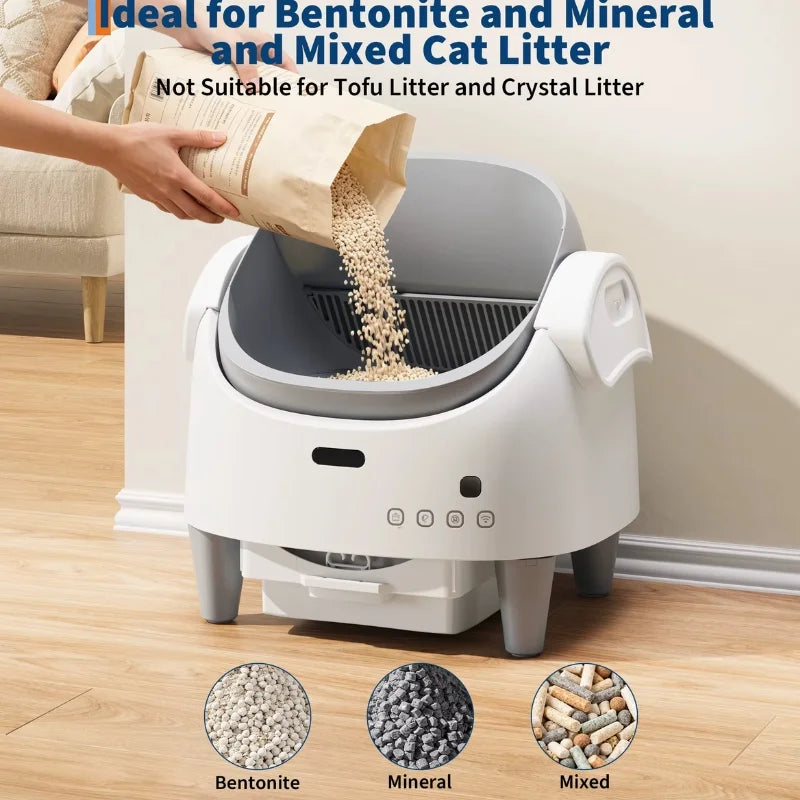 STONEY-Smart-Automatic-Open--Top-Cat-Litter-Box$