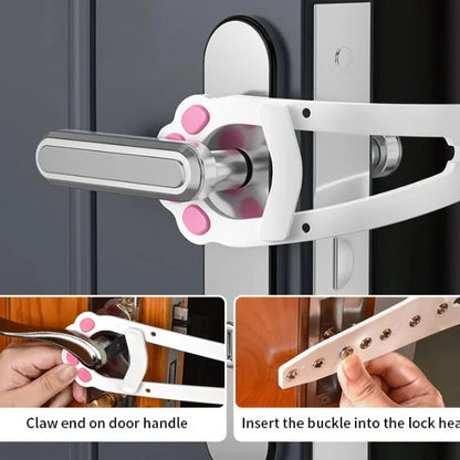 Sable Cat Accessories Adjustable Door Stopper for Pet Safety-details-.,