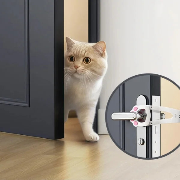 Sable Cat Accessories Adjustable Door Stopper for Pet Safety«.