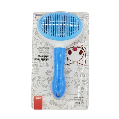 Self-Cleaning Pet Hair Remover / Cat &amp; Dog Slicker Brush
