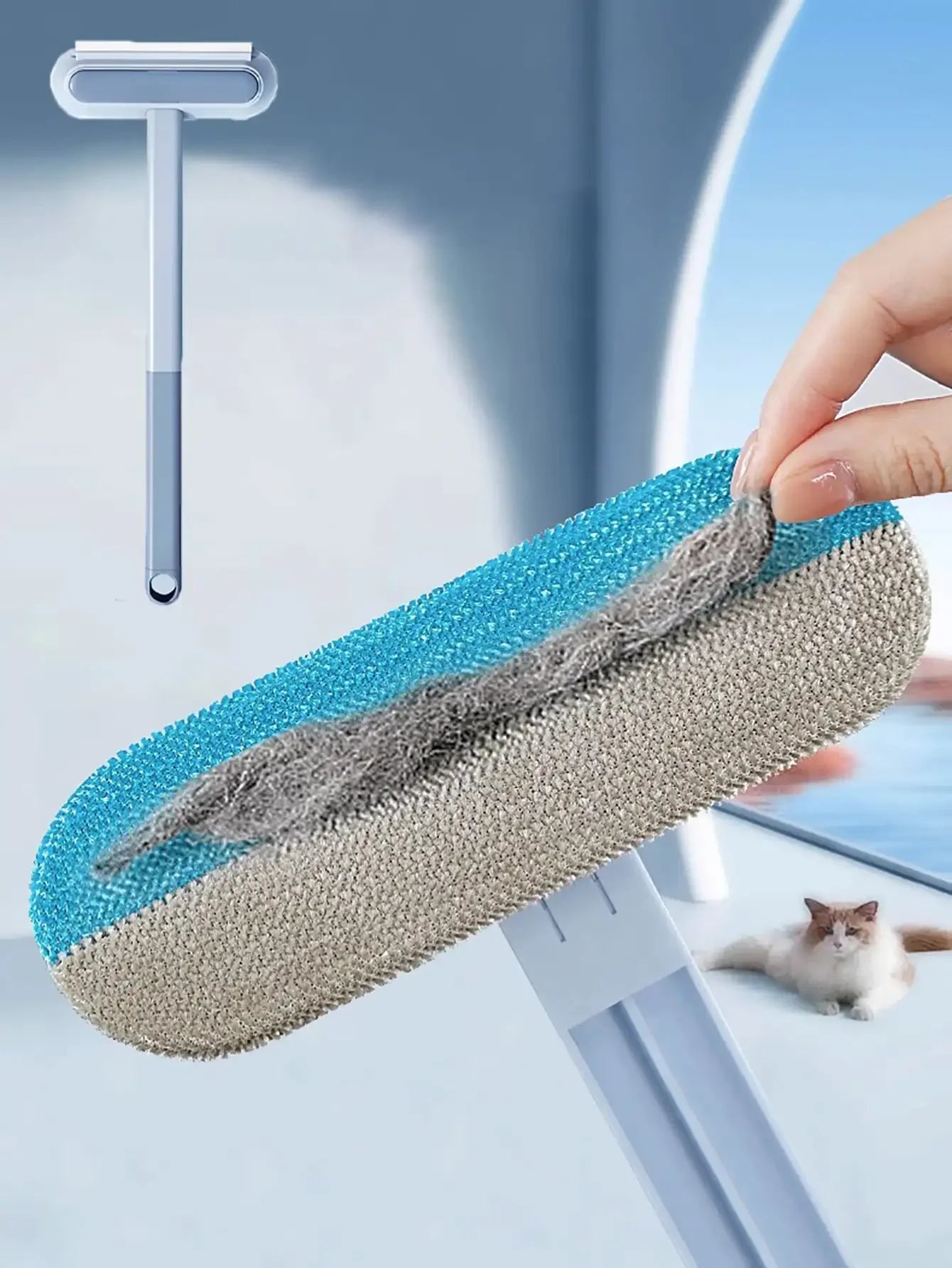 3-in-1 Lint & Pet Hair Remover Brush
