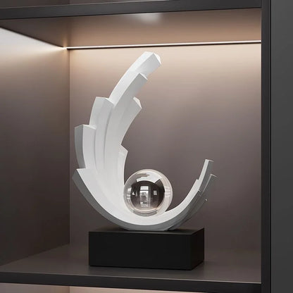 Sculpture  Modern Decorative Art Figurine for Living Room or Office