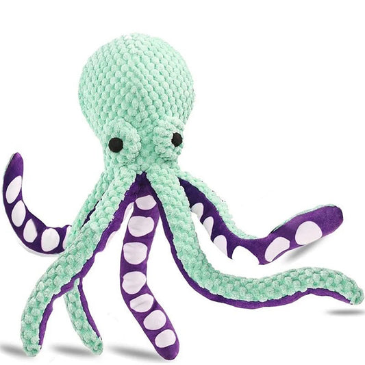 OCTOPLAY – Plush Octopus Toy with Sound for Dogs