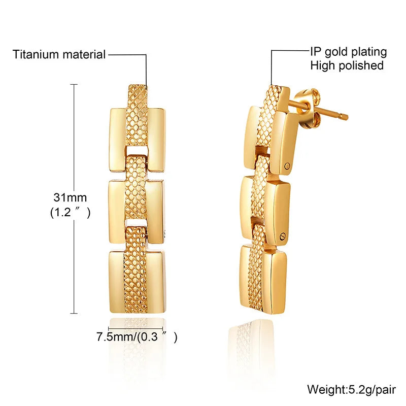 AXIONIC  Magnetic Therapeutic Titanium Earrings – Unisex
