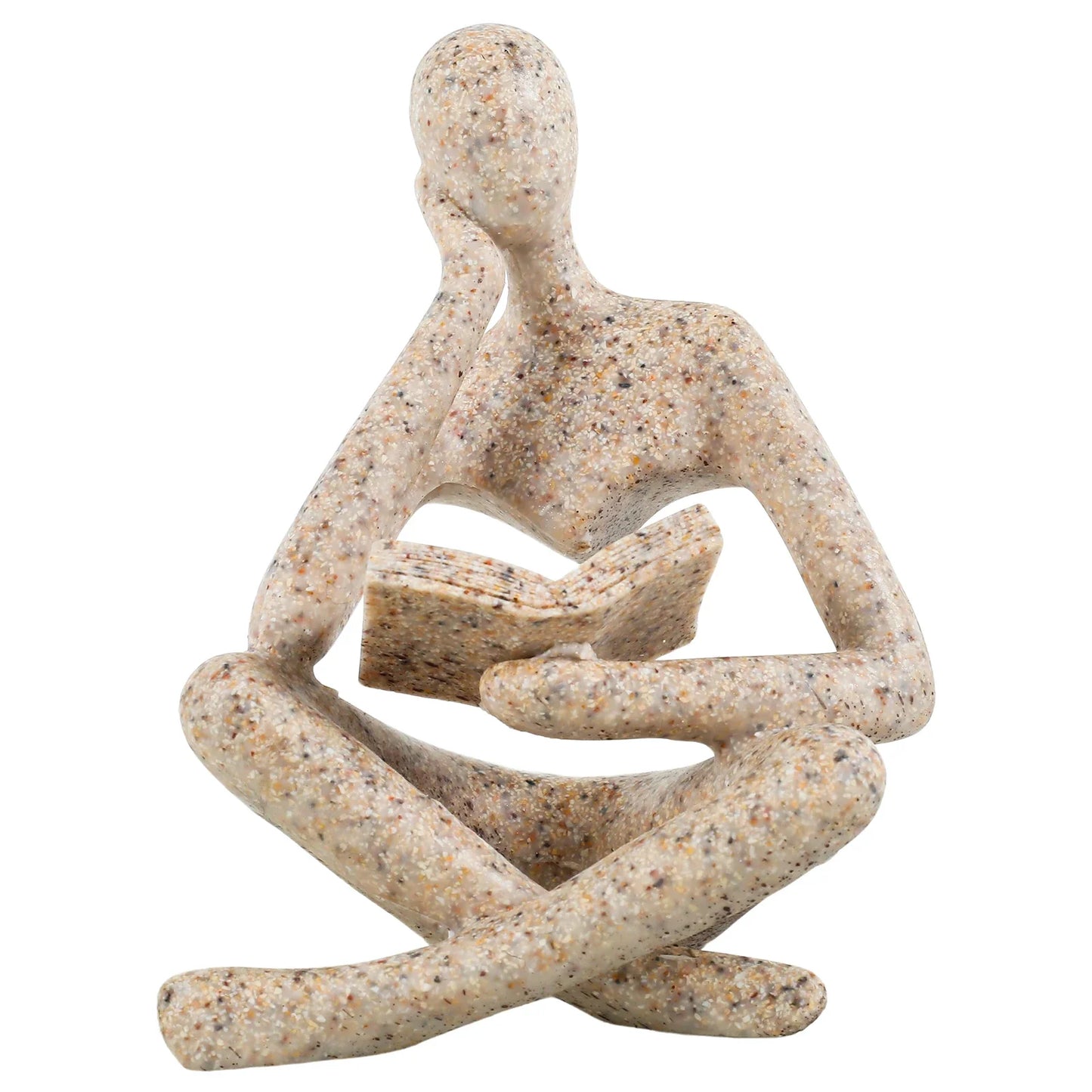 Thinker / Abstract Resin Sculpture for Shelf or Table Decoration
