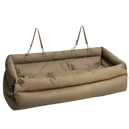 Soren Pet Carrier luxury travel bed for dogs and cats-Light Grey