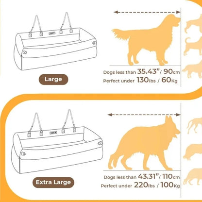 Soren Pet Carrier luxury travel bed for dogs and cats-size