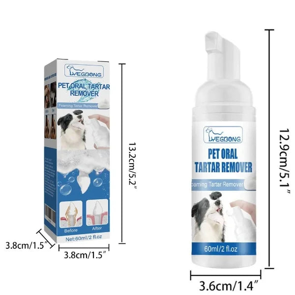 Sorin Dog Toothbrush Oral Cleaning Foam for Pets-size