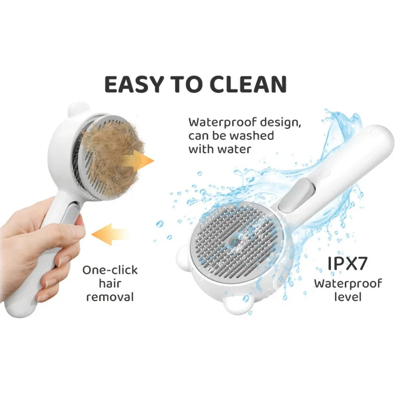 Steam-Pet-Cat-Grooming-Cat-Brush-Pro-.,'