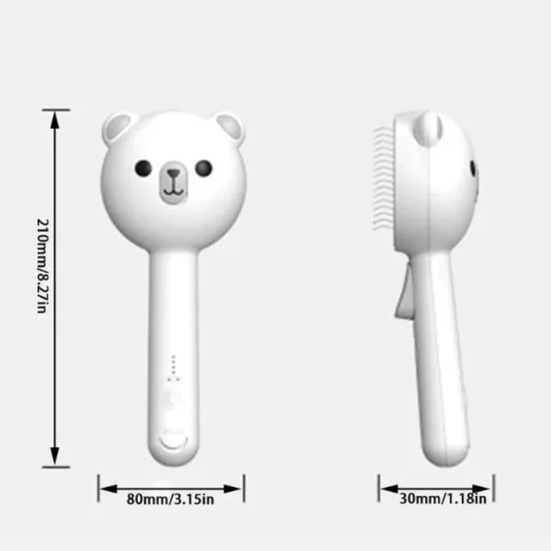 Steam-Pet-Cat-Grooming-Cat-Brush-Pro-size