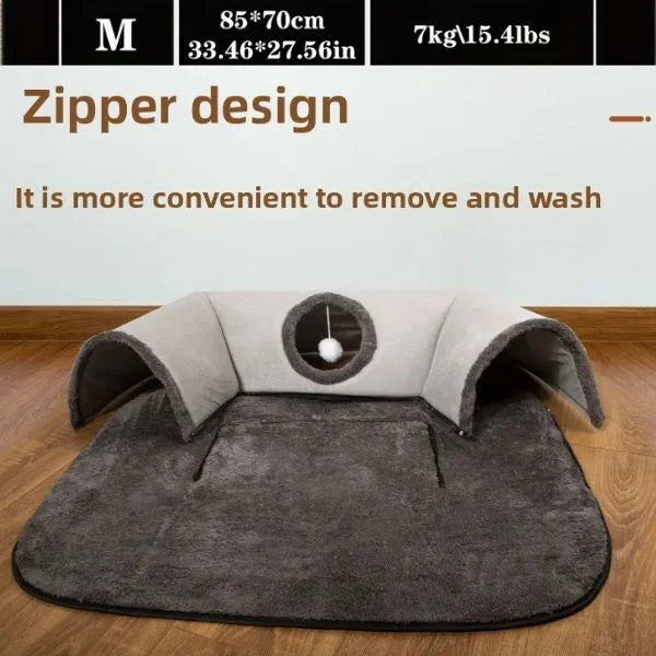 Tunnel Cat Bed | Cozy and Comfortable-size«