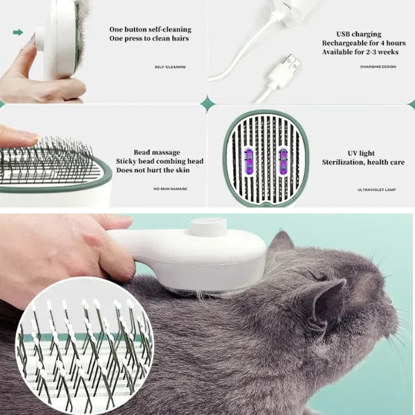 UVEPURE UVC 360° Self-Cleaning Pet Hair Remover-info.,