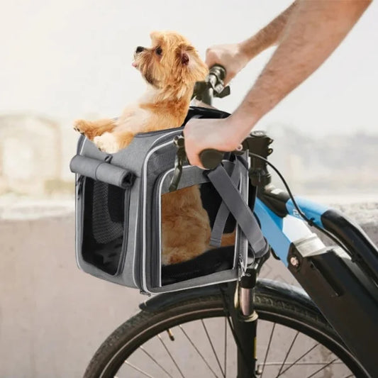 Vellon Pet Carrier Expandable Bike Travel Backpack