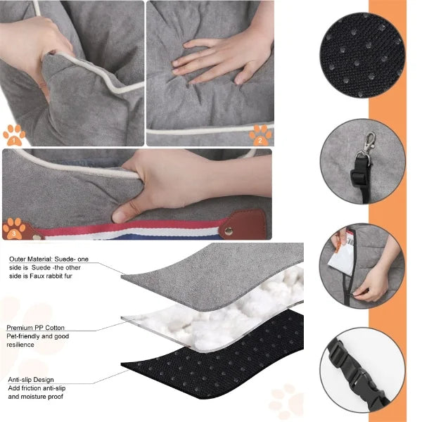 Vibe Flow Pet Carrier with Adjustable Safety Belt-details 02