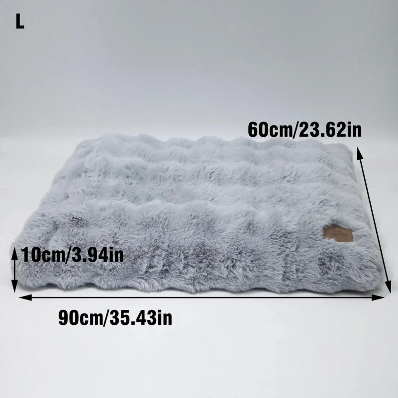Waterproof Dog Bed-L BLUE