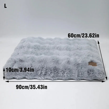 Waterproof Dog Bed-L BLUE