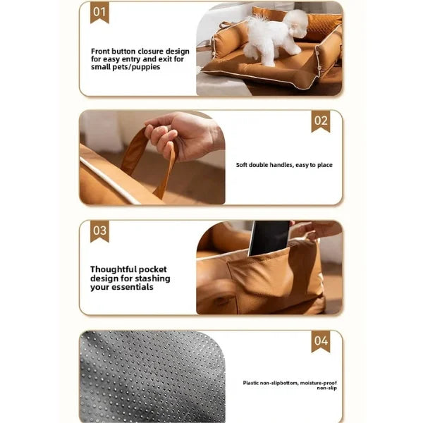 Waterproof Dog Bed Noble | Luxury Orthopaedic Pet Bed-details