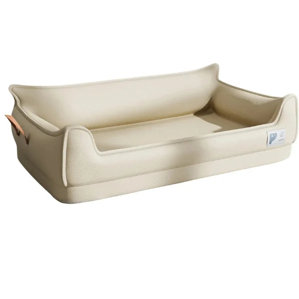 Waterproof Dog Bed Onyx | Durable All-Season Pet Bed-beige