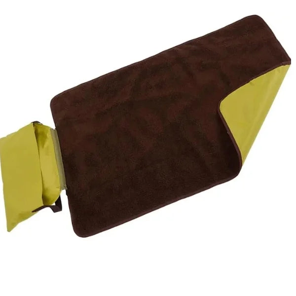 Waterproof Dog Bed RIVER | All-Season Foldable Pet Mat-brow