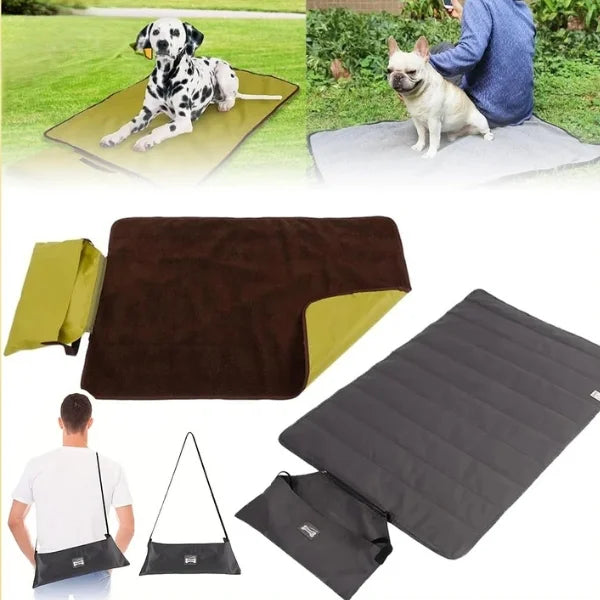 Waterproof Dog Bed RIVER | All-Season Foldable Pet Mat-details