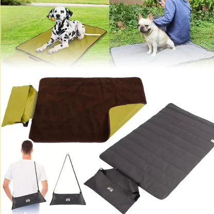 Waterproof Dog Bed RIVER | All-Season Foldable Pet Mat-details