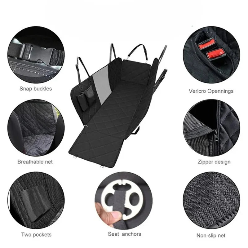 Waterproof Dog Bed RyDeCar Seat Protector Mat for Pets-info