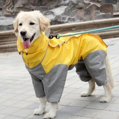 Waterproof Dog Raincoat with Hood«.