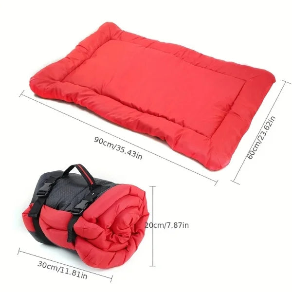 Waterproof- Dog -Bed -Smudge -VibePets -size rede