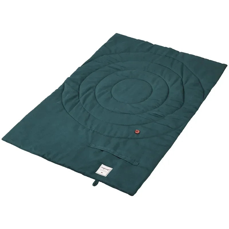 Waterproof Dog Bed DeepRest Portable Foldable Pet Mat-blue