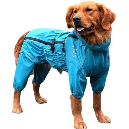 Waterproof Reflective Dog Coats for Large Dogs-A