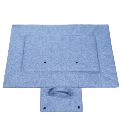 Waterproof Dog Bed  Hazel | Portable Pet Bed-blue